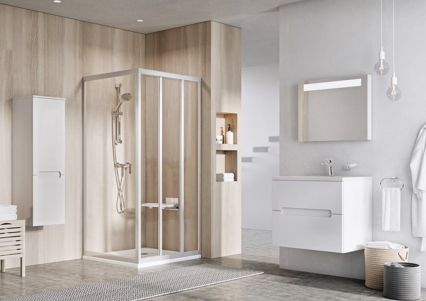 Неподвижная стенка Ravak APSS-75 198 сатин+Pearl