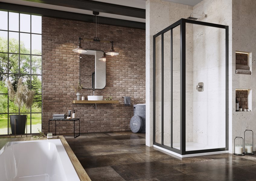 Неподвижная стенка Ravak APSS-75 198 сатин+Pearl