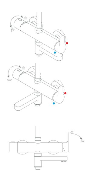Душевая стойка Ravak DS 092.00